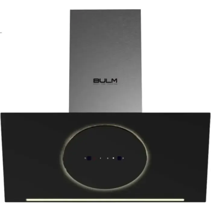شفاط زجاج بولم 90 سم – أسود UNIQA-R-90