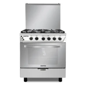 فرن جيباس غاز 90*60 سم – 5 شعلات – فضى GCR9060FSTE