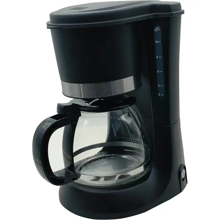 ماكينه قهوه اوسكار 1.25 لتر مع ابريق زجاج – اسود OCM 125L GL - الصورة 3