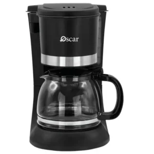 ماكينه قهوه اوسكار 1.25 لتر مع ابريق زجاج – اسود OCM 125L GL