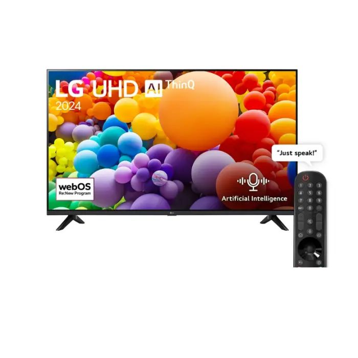 شاشة سمارت ال جي 43 بوصة WebOs – 4K UHD – أسود 43UT73006LA(AE)