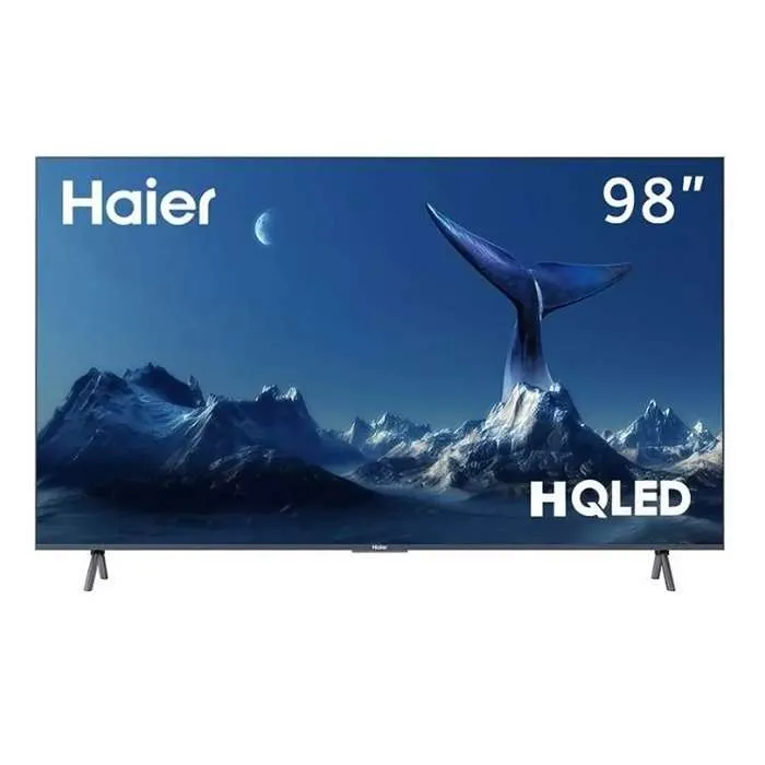 شاشة هاير 98 بوصة سمارت – HQLED 4K UHD – جوجل تي في H98S900UX