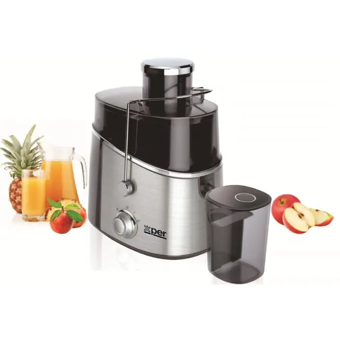 عصارة فواكه كهربائية اكسبير 600 وات – ستيل XPJU-600S
