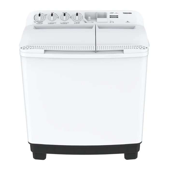 غسالة توشيبا 14 كيلو حوضين – أبيض VH-L150WBB(WW)