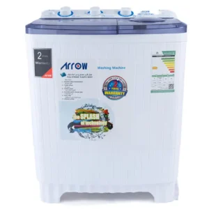 غسالة حوضين ارو 4.5 كيلو – أبيض RO-06tb/ ro-06ttb