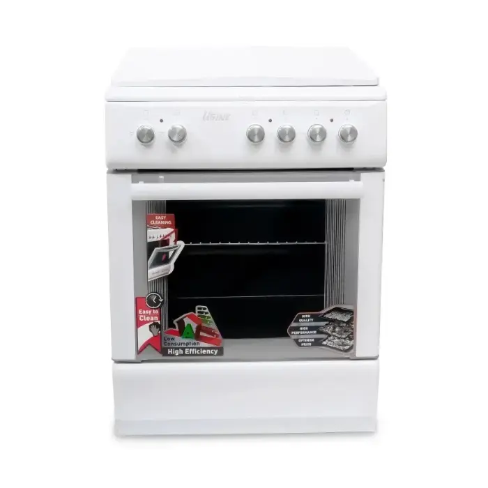 فرن 4 عيون يوجين كهرباء 60*60 سم – أبيض FW6043MXZW