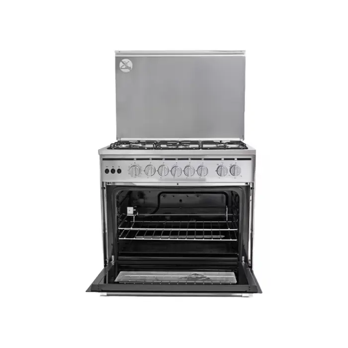 فرن جنرال سوبريم غاز 5 شعلات – 55*80 سم – أمان كامل GS8055FRGS - الصورة 2