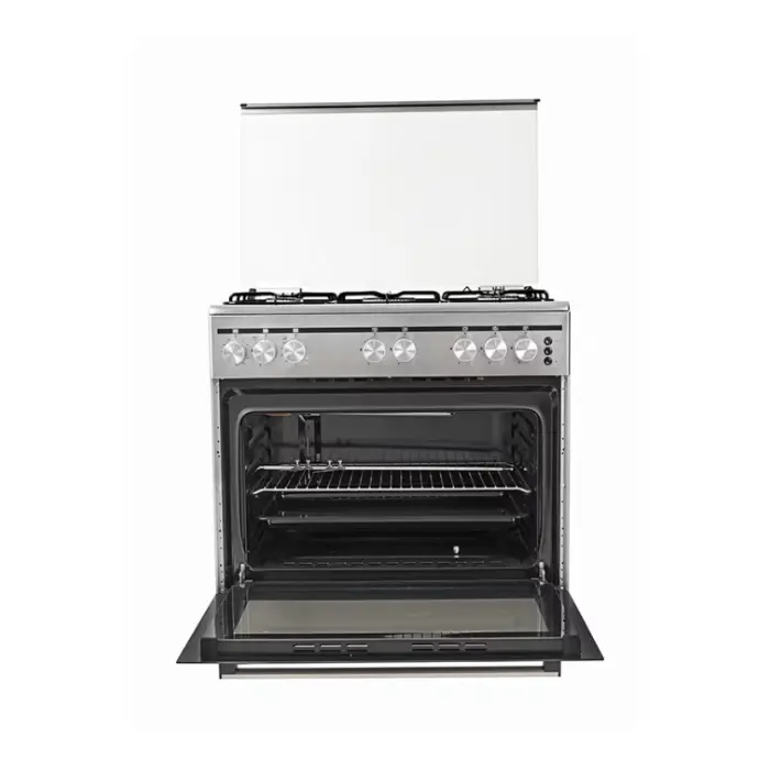 فرن غاز جنرال سوبريم 80*55 سم 5 شعلات أمان كامل تركي GS8055FGS - الصورة 3