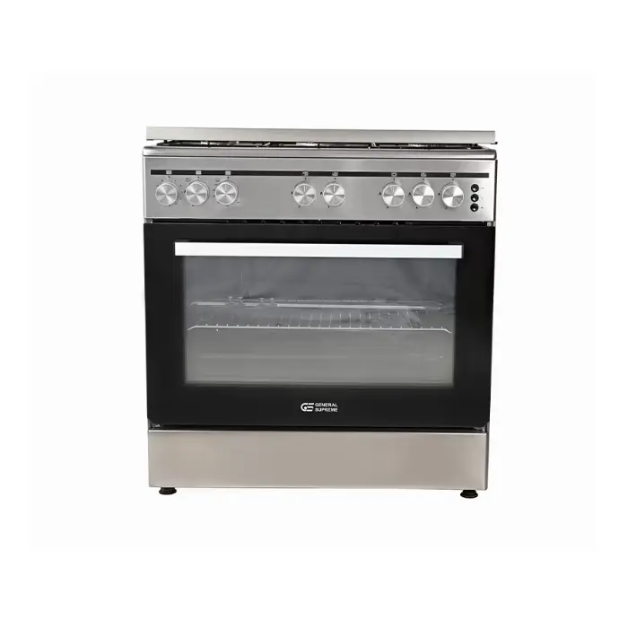 فرن غاز جنرال سوبريم 80*55 سم 5 شعلات أمان كامل تركي GS8055FGS