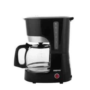 ماكينه قهوه جيباس مع ابريق زجاجي 1.5 لتر – أسود GCM6103