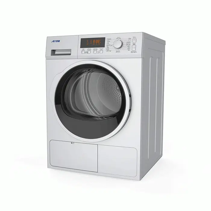 مجفف ملابس ارو 8 كيلو مع مكثف – Heat pump – فضي Ro-08gdhs - الصورة 2