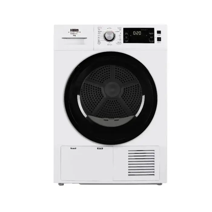 مجفف ملابس هام تعبئة أمامية 8 كيلو – أبيض HDR80W-24N