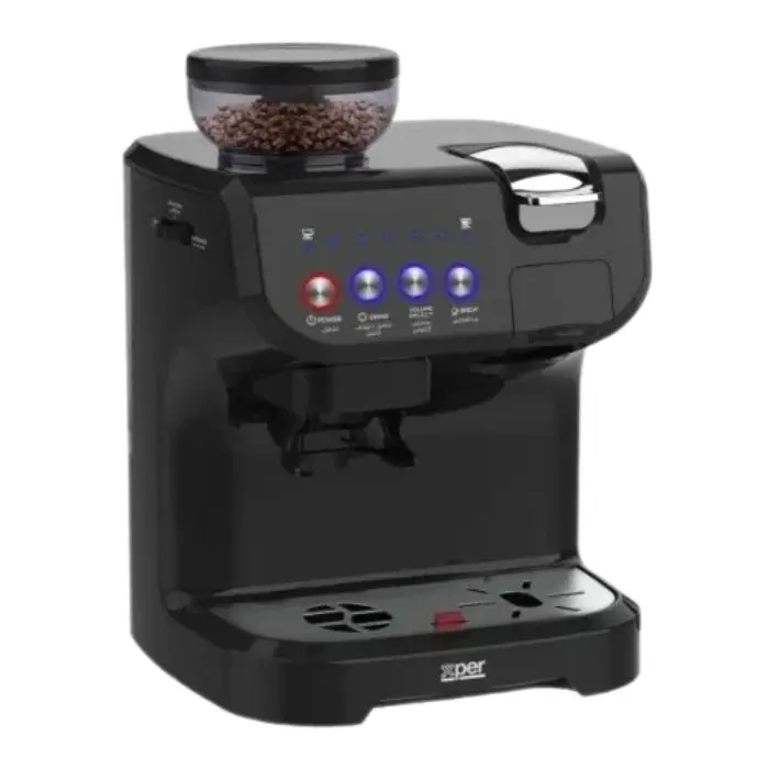 محضر قهوة اكسبير للكبسولات + مطحنة للبن 1560 وات XPKCG-750