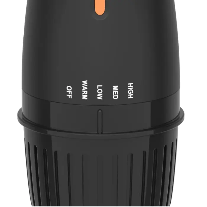 مشط استشوار ويننج ستار 1200 وات – اسود برتقالي ST-5833 - الصورة 4