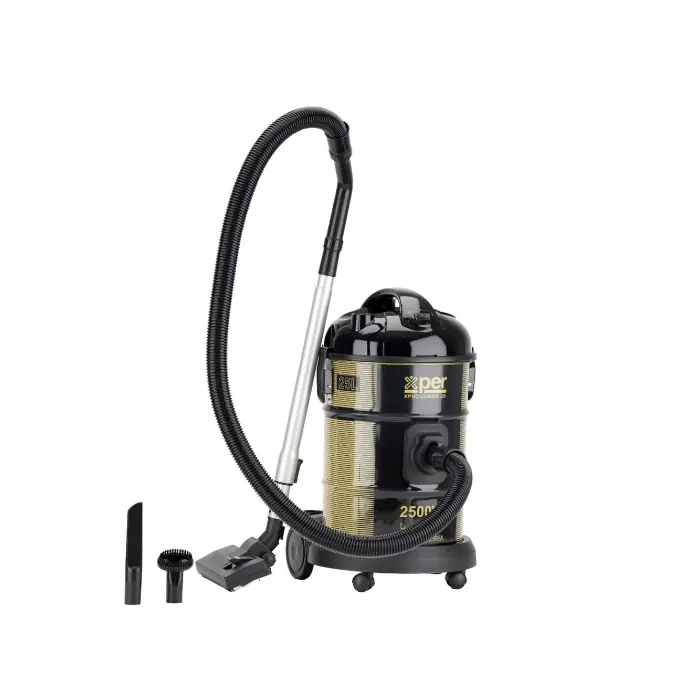 مكنسة برميل اكسبير 25 لتر 2500 وات أسود / ذهبي XPVC-25W25L-20 - الصورة 2