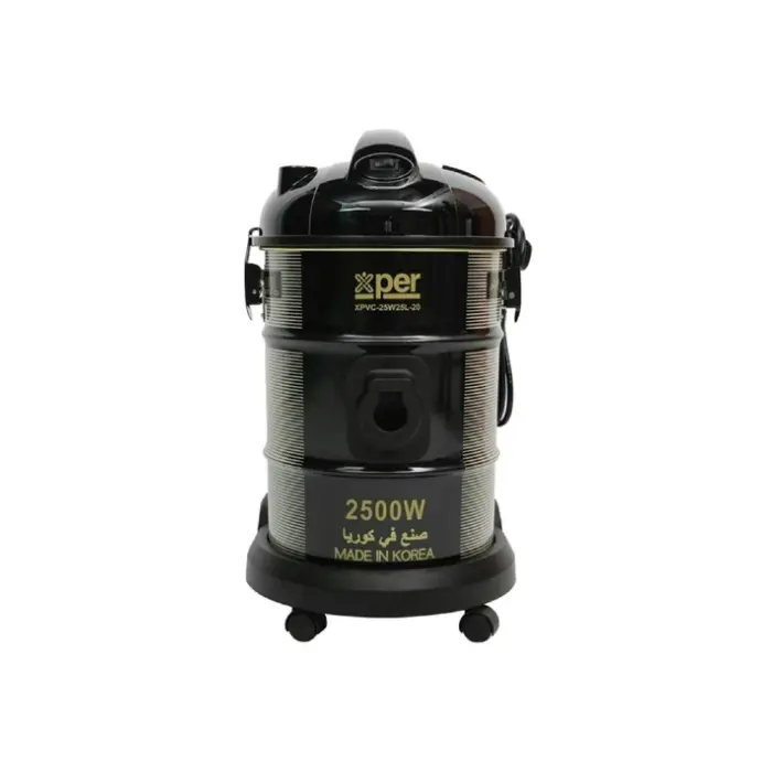 مكنسة برميل اكسبير 25 لتر 2500 وات أسود / ذهبي XPVC-25W25L-20